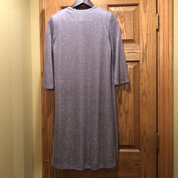 R&M RICHARDS NEW SHIFT DRESS MOCK DRAPED JACKET 8 - Picture 7 of 12